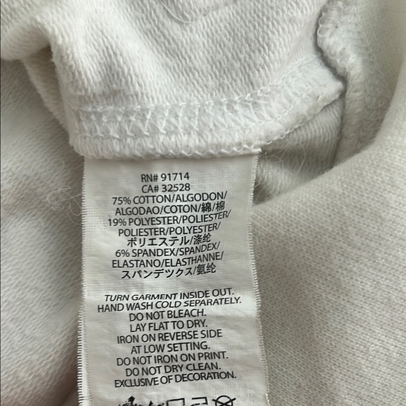 Armani Exchange Cream Hoodie - Picture 10 of 16